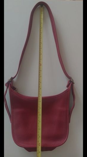 Pristine Vintage Coach Janice Legacy 9950  Red GloveTanned Leather bag / handbag