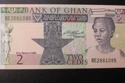 Ghana 1982.2 Cedis.Uncirculated Banknote.