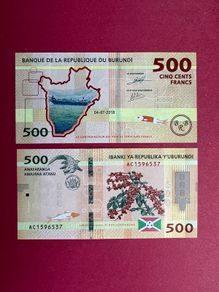 Burundi. 500 Francs  2018  Pick  50b. ( Uncirculated )