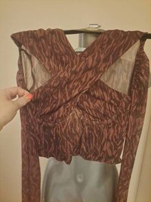 Bershka corset top long sleeve size S UK 8 EU36 Postage included