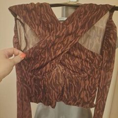 Bershka corset top long sleeve size S UK 8 EU36 Postage included