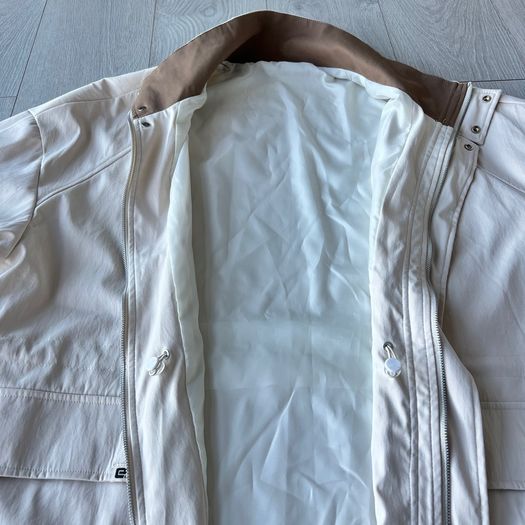 NEW Mens 9XL Cream Oversized Utility Jacket