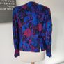 VINTAGE 1990s 1980s wool floral jacket blazer by Jimmy Hourihan Made in Ireland Image 3