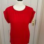 Bundle of 2 labels: Karen Millen denim jacket PLUS Phase Eight red top Image 3