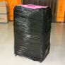 2 Pack Industrial Black Pallet Stretch Wrap Cling Film 20mic x 400mm x 260m with Plastic Rolling handle.Durable Self-Adhering Packing,Moving,Packaging,Heavy Duty Shrink Film Image 4