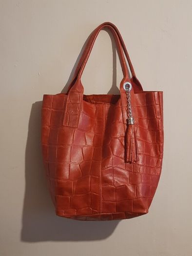 New Italian leather Bag