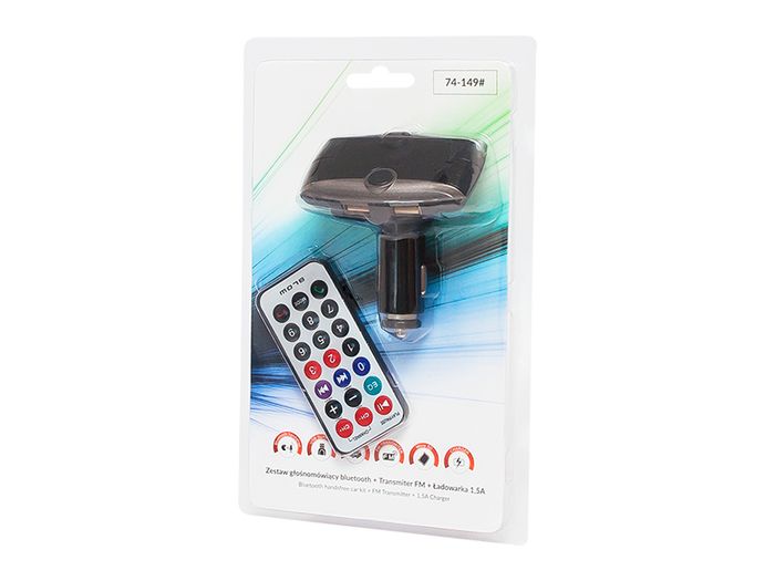 New LCD FM Transmitter Car Radio Bluetooth 4.2 LED USB + Remote Control #1037