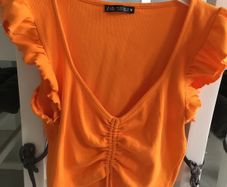 Ladies Zara Orange top. Size M/ 12