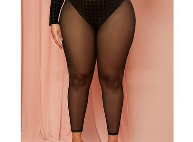 BNWT Black Mesh Leggings size 20 - ideal tights alternative :)