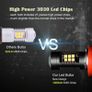 Car Fog Light H8 H11 LED Hb4 9006 Hb3 9005 3030smd 1200lm 6000k Driving Lamp Image 4