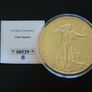 24K Gold Layered Giant (110 grams) Commemorative Replica 2012 of Gold Double Eagle 1933 Image 2