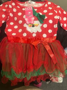 Girls Santa  dress