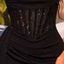Black floor length dress Image 3