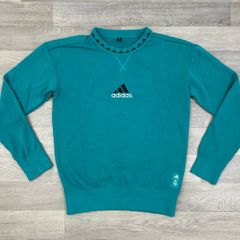 Retro Adidas Equipment Real Madrid Sweatshirt Mens Small