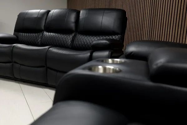 Rita Recliner Sofa 3+2 set black
