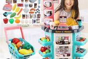 Interactive Learning Home Super market Kids Playset