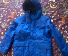 Boys Regatta Blue Waterproof Hooded Jacket