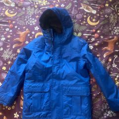 Boys Regatta Blue Waterproof Hooded Jacket