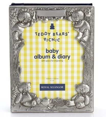 Royal Selangor Pewter Baby Album & Diary
