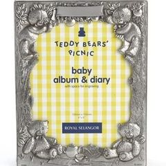 Royal Selangor Pewter Baby Album & Diary