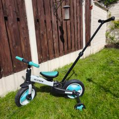 Toddler Bike with Stabilizers and push handle