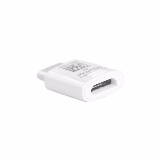 2 x Genuine Samsung Micro USB (Female) to USB-C (Male) QC 3.0/2.0 Charger & Sync Convertor Adapter (Black & White) (Brand New/Warranty)