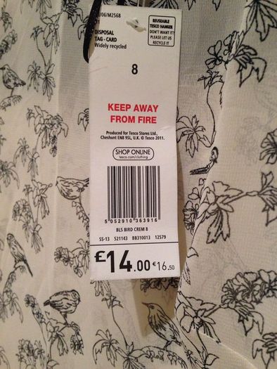 Ladies Bird Print Blouse