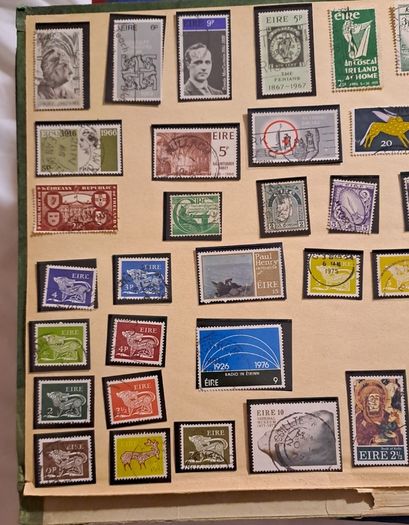 47 Irish stamps from the 1920's