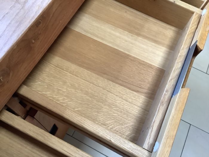 Oak Sideboard with Stone Insert - Richard Stamp