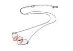 Personalised photo Joining Hearts Pendant with Chain