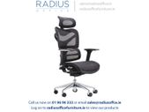 Dorsum Executive Ergonomic Full Mesh Office Chair with Headrest - Black