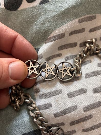 90s goth keychain holder