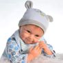 22inch reborn baby dolls boys silicone babies realistic newborn toddler girls lifelike open eyes cheap real life for kids (FREE POSTAGE) Image 2