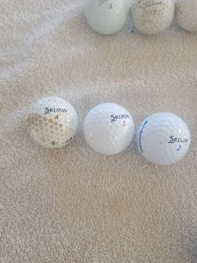 golf ball and tees