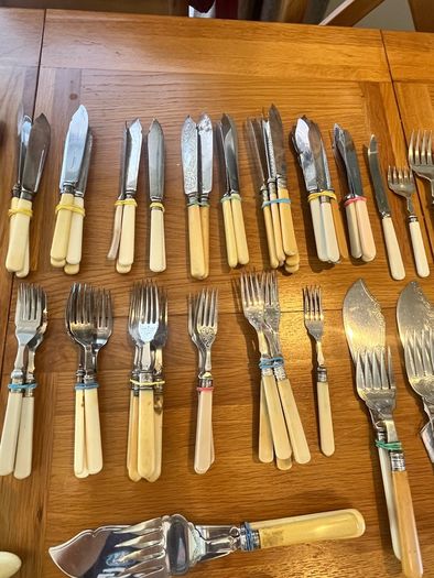 Antique Fish Cutlery Collection