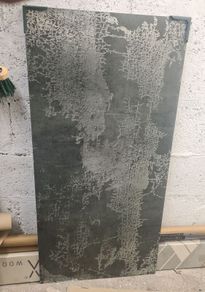 Large, Black Porcelain Floor / Wall Tile