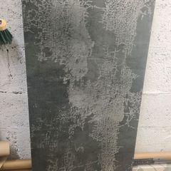 Large, Black Porcelain Floor / Wall Tile