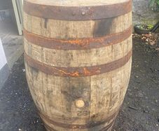 old whisky  barrel