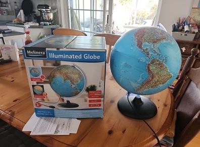 Illuminated Globe 30cm