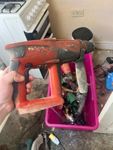 job lot of power tools