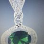 18KT White Gold Filled Pendant Image 3