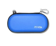 PS Vita PSP Carry Case Hard Protective Storage Bag Blue
