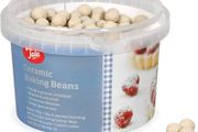 Ceramic Baking Beans - Reusable Heat Resistant Blind Weights - Oven Beads for Pies, Tarts, and Pastry Crusts - Bakeware Accessories - Approx. 700g (FREE POSTAGE)