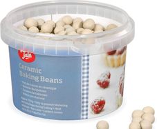 Ceramic Baking Beans - Reusable Heat Resistant Blind Weights - Oven Beads for Pies, Tarts, and Pastry Crusts - Bakeware Accessories - Approx. 700g (FREE POSTAGE)