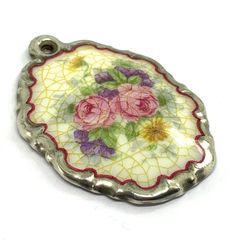 Antique Rosenthal Porcelain Pendant: