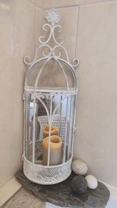 Lantern / Mirror vintage birdcage