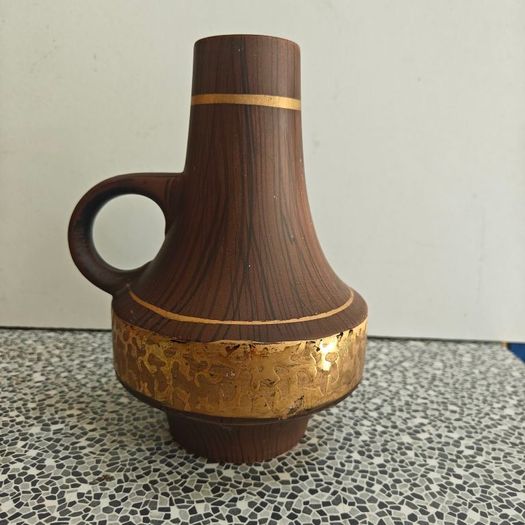 Vintage Pair of Mid-Century West German Pottery Vases,  Dumler & Breiden