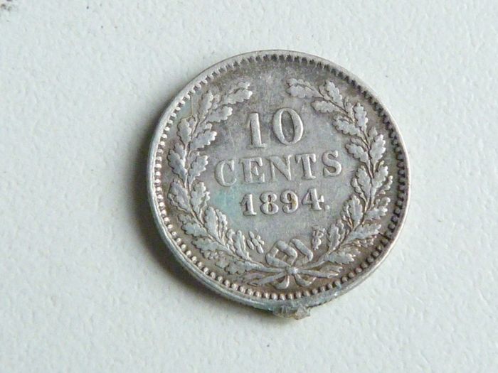 Netherlands silver 10 cents