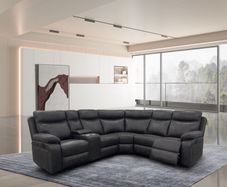New Grey Recliner Corner Sofa