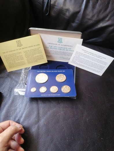 1977 Virgin Islands Proof coin Set